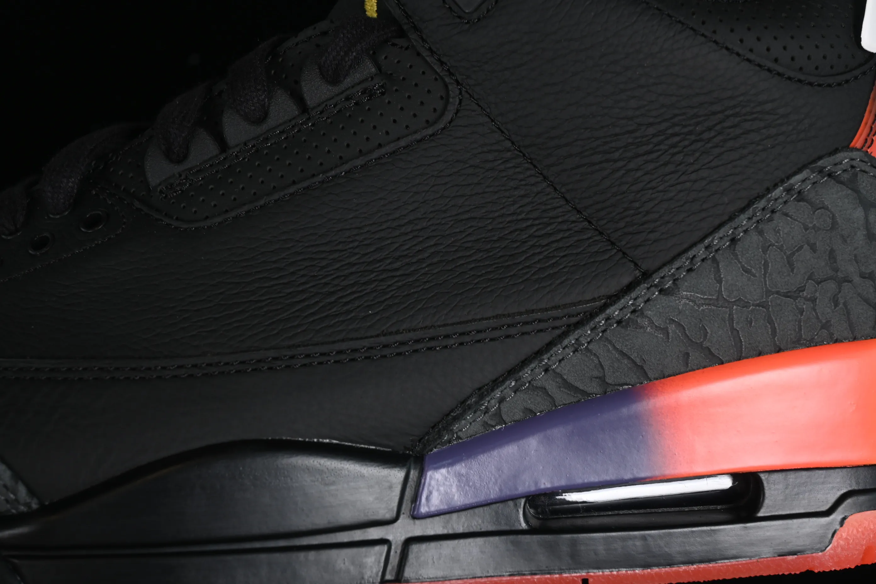 All categories Air Jordan Jordan series basketball shoes Air Jordan 3 foreign trade version Air Jordan 3 "Rio" AJ3 Joe 3 black rainbow FN0344-001
